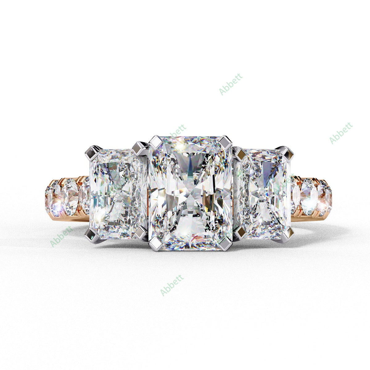 Three Stone Engagement Ring ENTH1055
