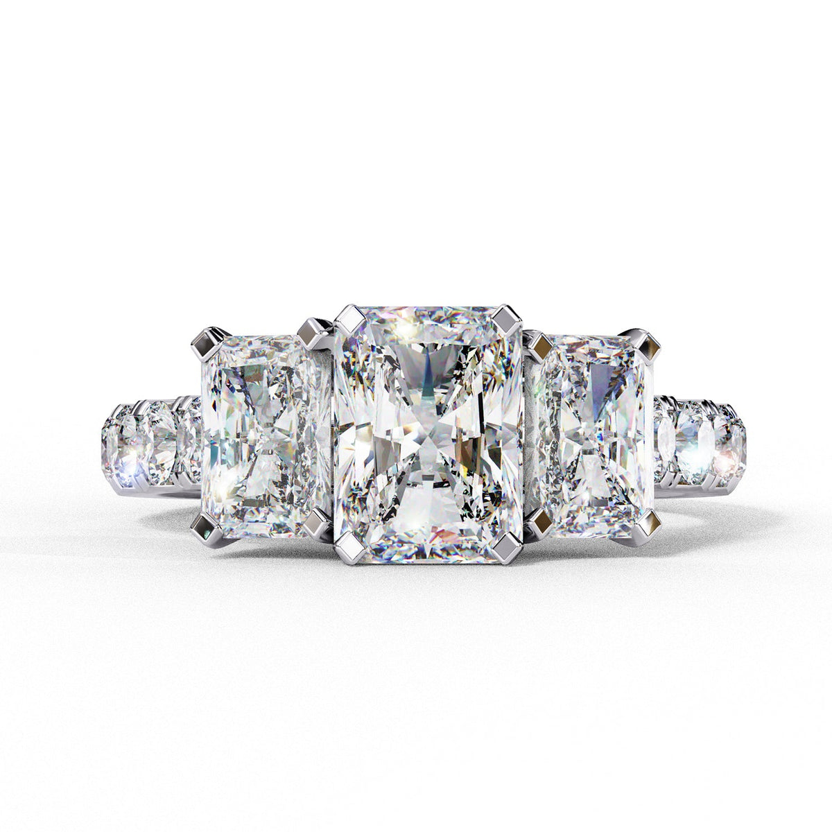 Three Stone Engagement Ring ENTH1055