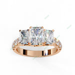 Load image into Gallery viewer, Three Stone Engagement Ring ENTH1055
