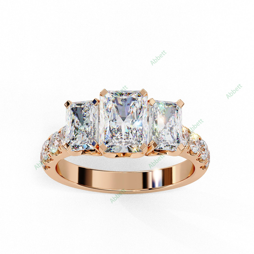 Three Stone Engagement Ring ENTH1055