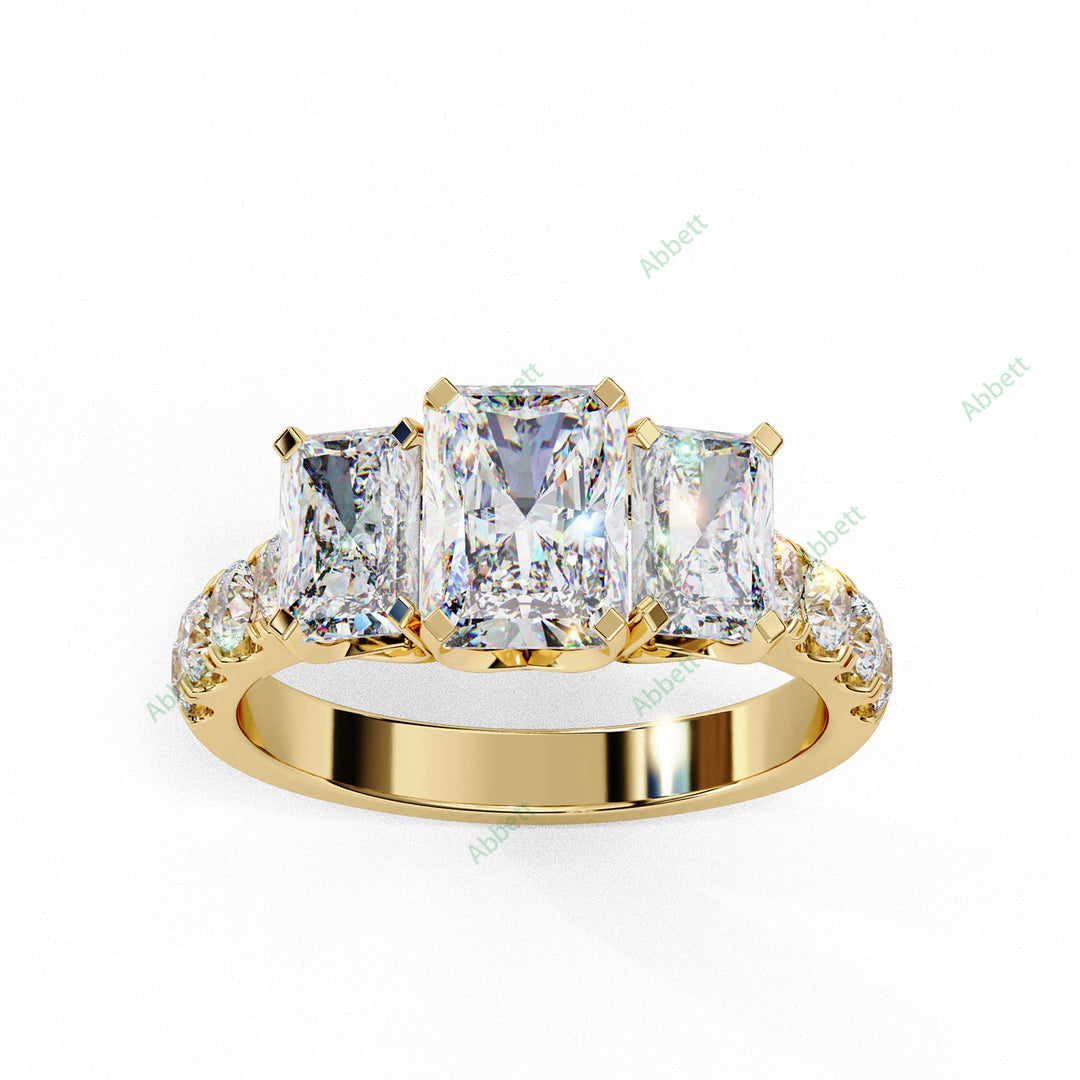 Three Stone Engagement Ring ENTH1055