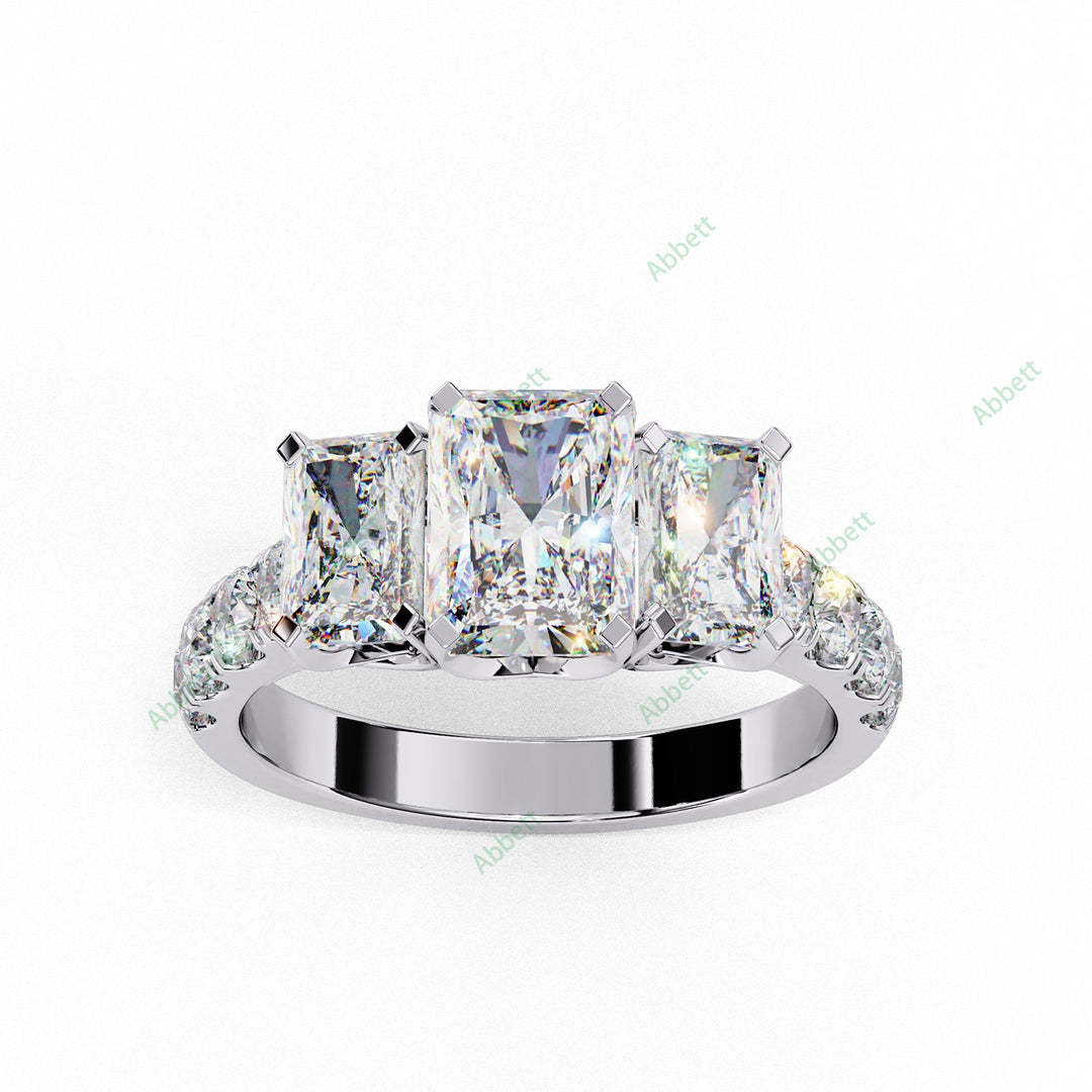 Three Stone Engagement Ring ENTH1055