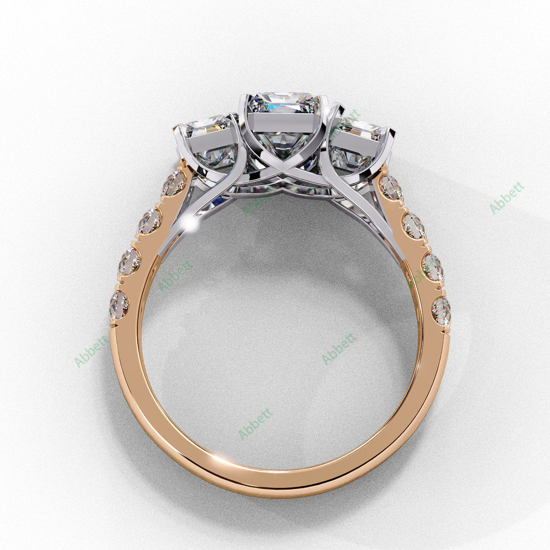Three Stone Engagement Ring ENTH1055