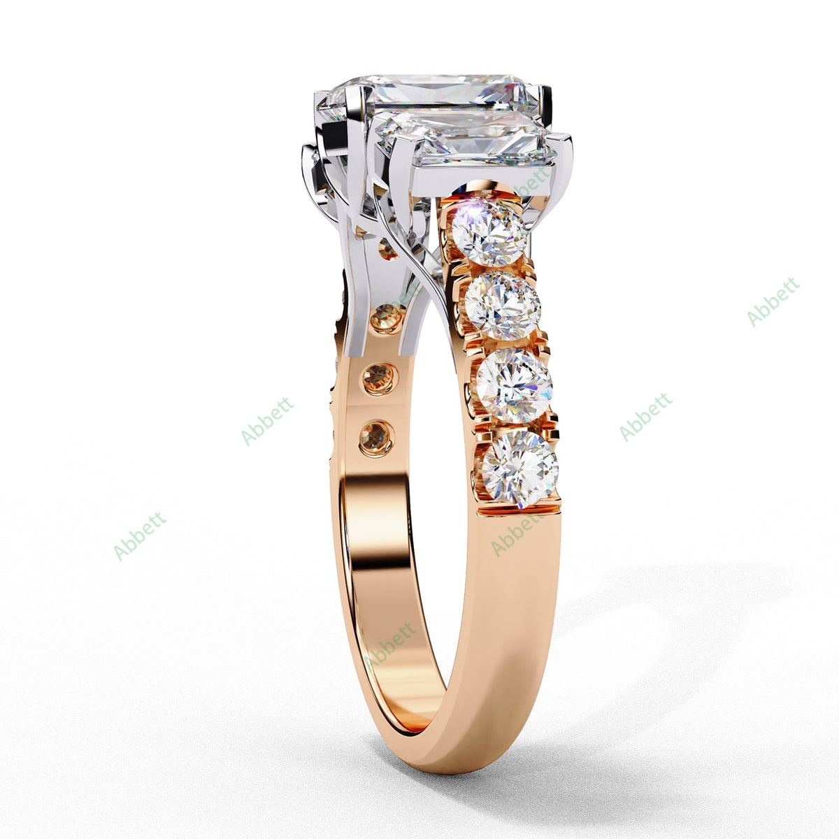 Three Stone Engagement Ring ENTH1055