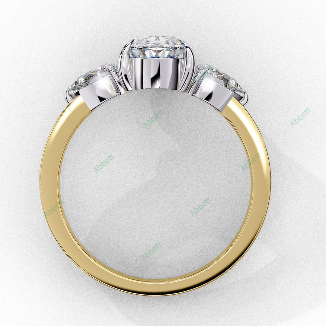 Three Stone Engagement Ring ENTH1060
