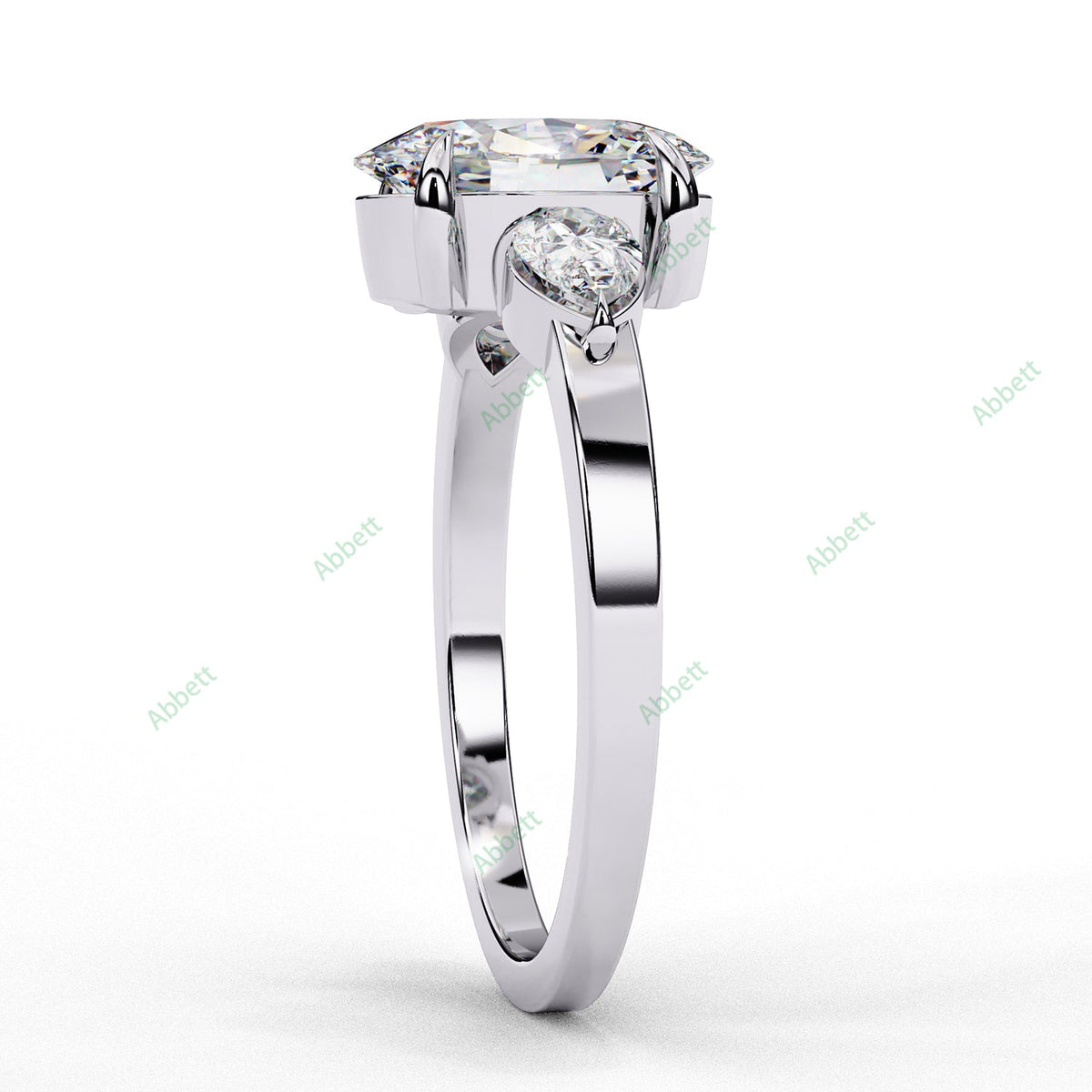 Three Stone Engagement Ring ENTH1060