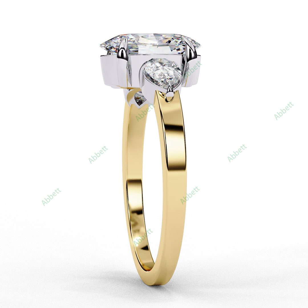 Three Stone Engagement Ring ENTH1060