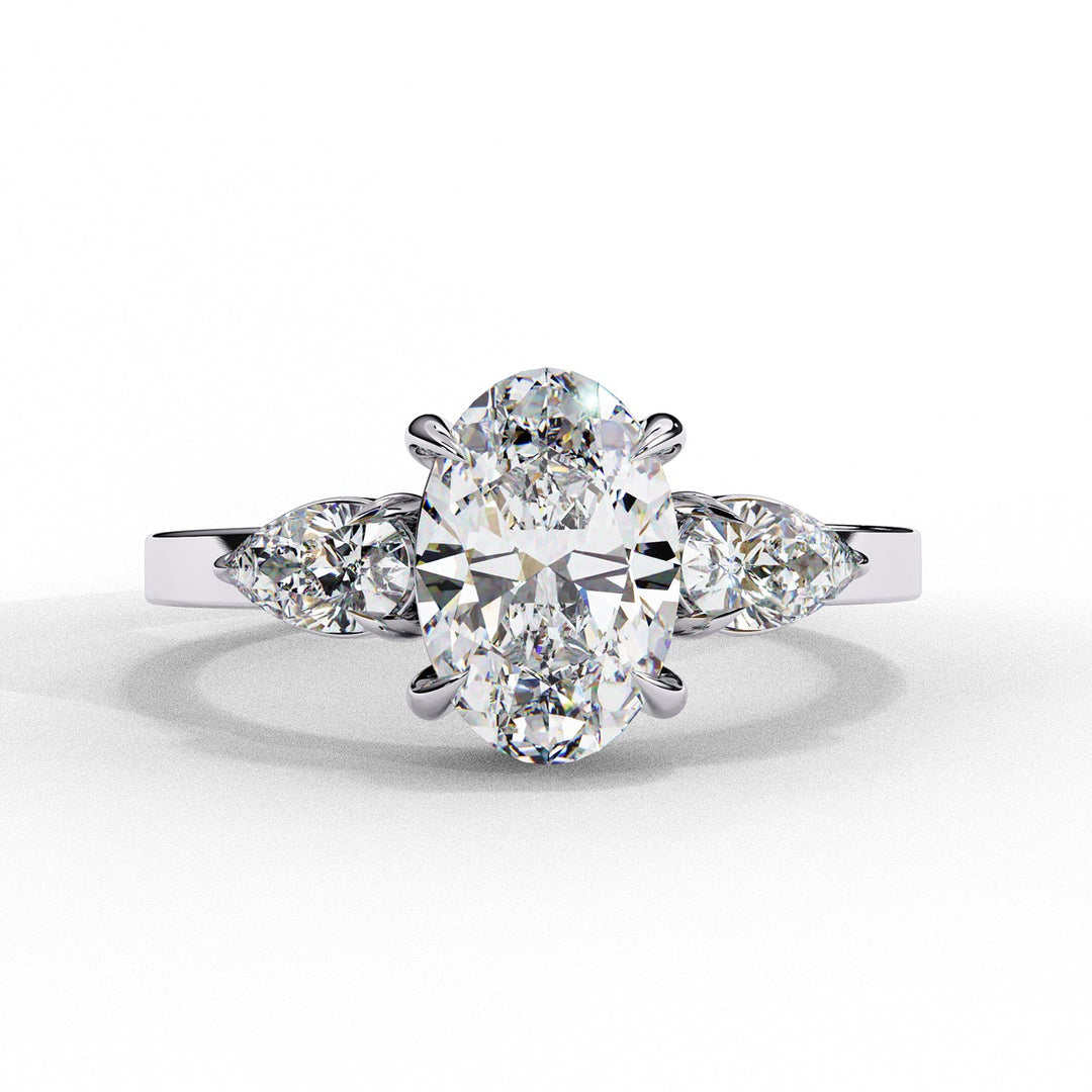 Three Stone Engagement Ring ENTH1060