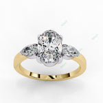 Load image into Gallery viewer, Three Stone Engagement Ring ENTH1060
