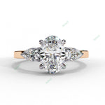 Load image into Gallery viewer, Three Stone Engagement Ring ENTH1060
