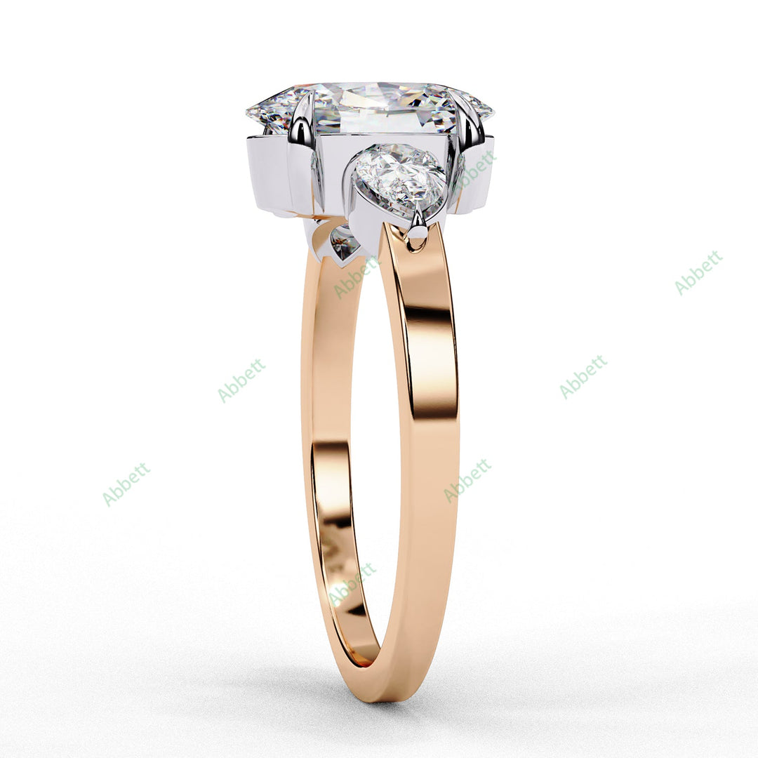 Three Stone Engagement Ring ENTH1060
