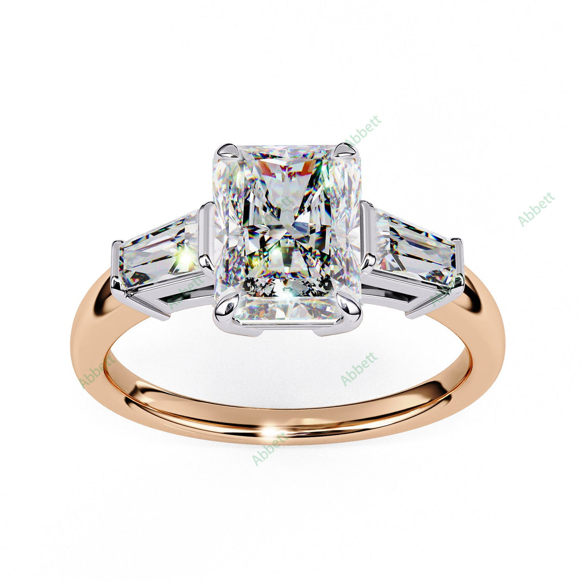 Three Stone Engagement Ring ENTH1061