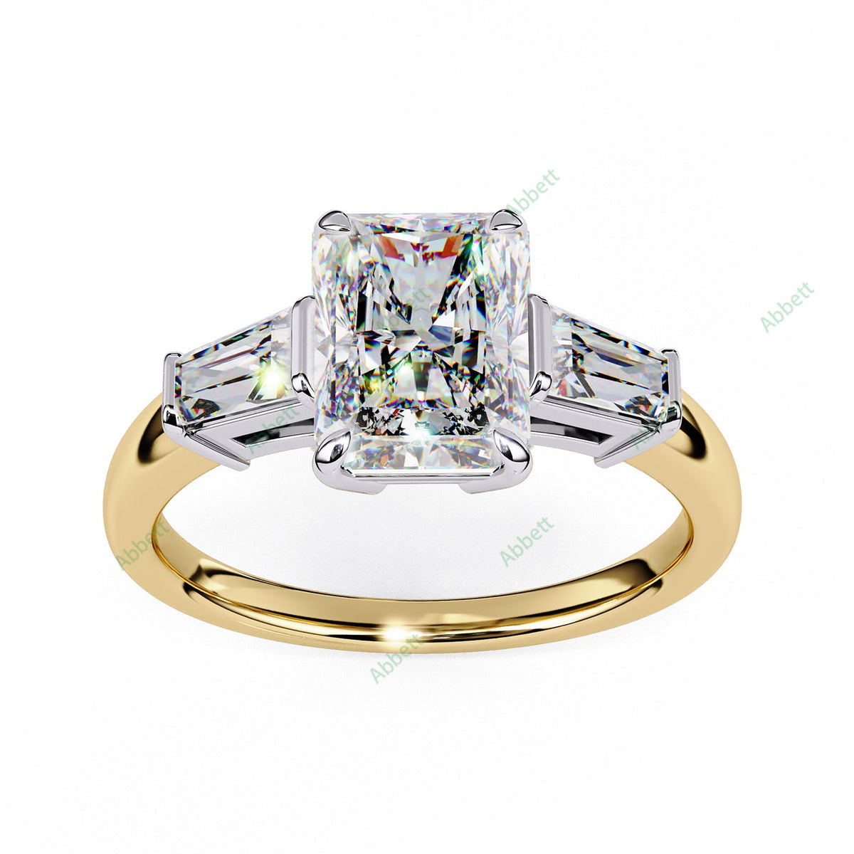 Three Stone Engagement Ring ENTH1061