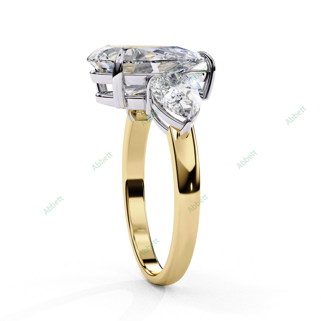 Three Stone Engagement Ring ENTH1062