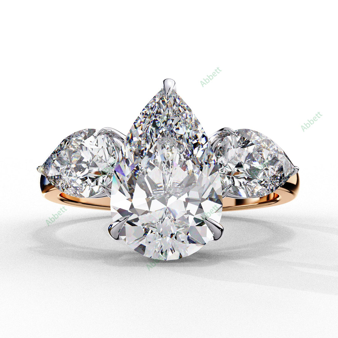 Three Stone Engagement Ring ENTH1062