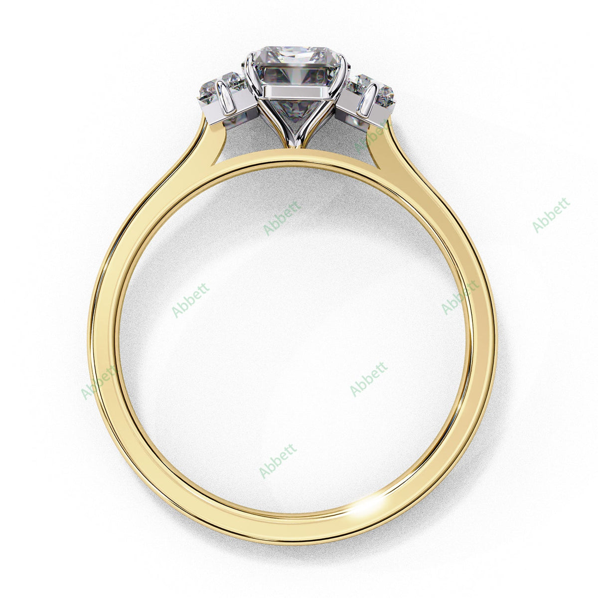 Three Stone Engagement Ring ENTH1064
