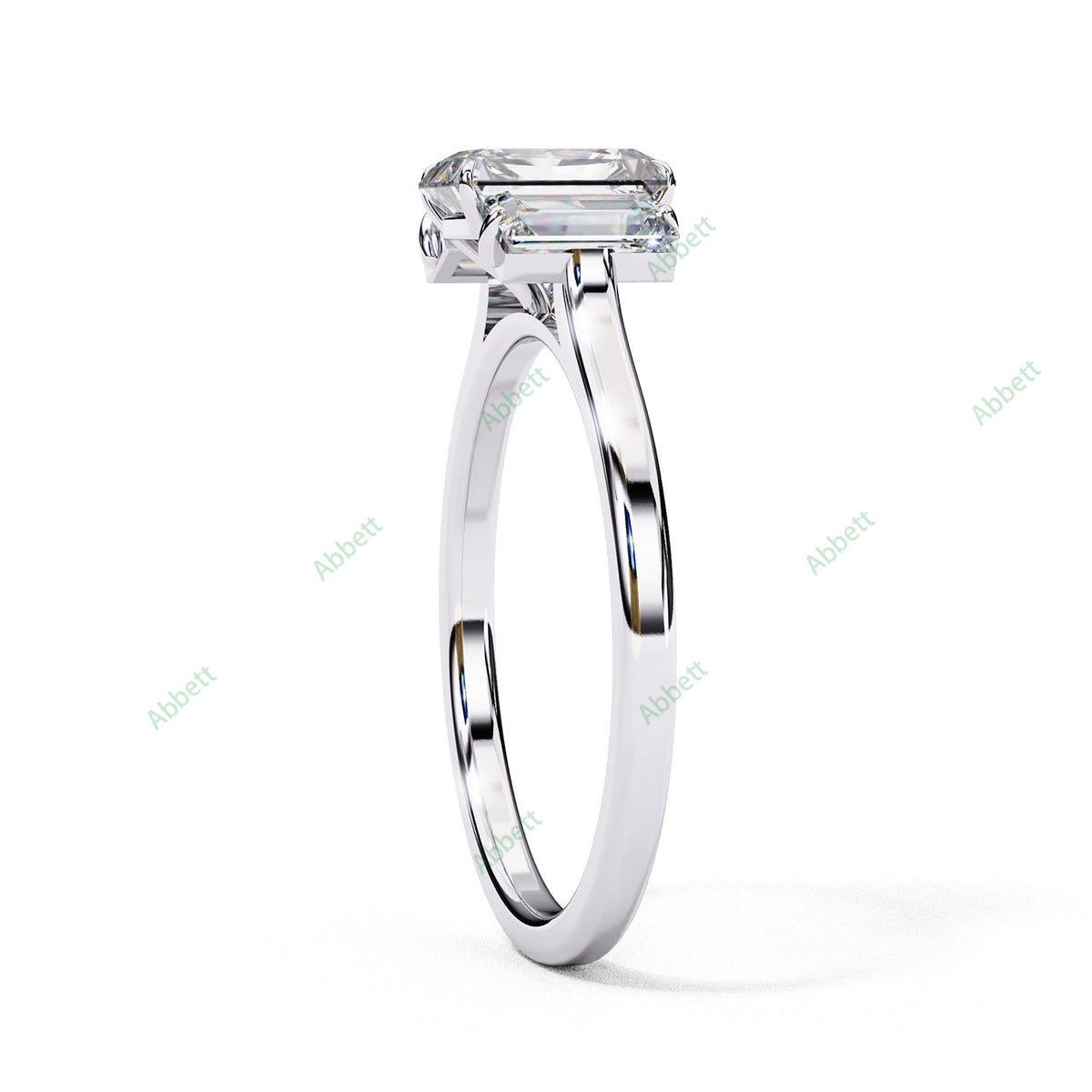 Three Stone Engagement Ring ENTH1064