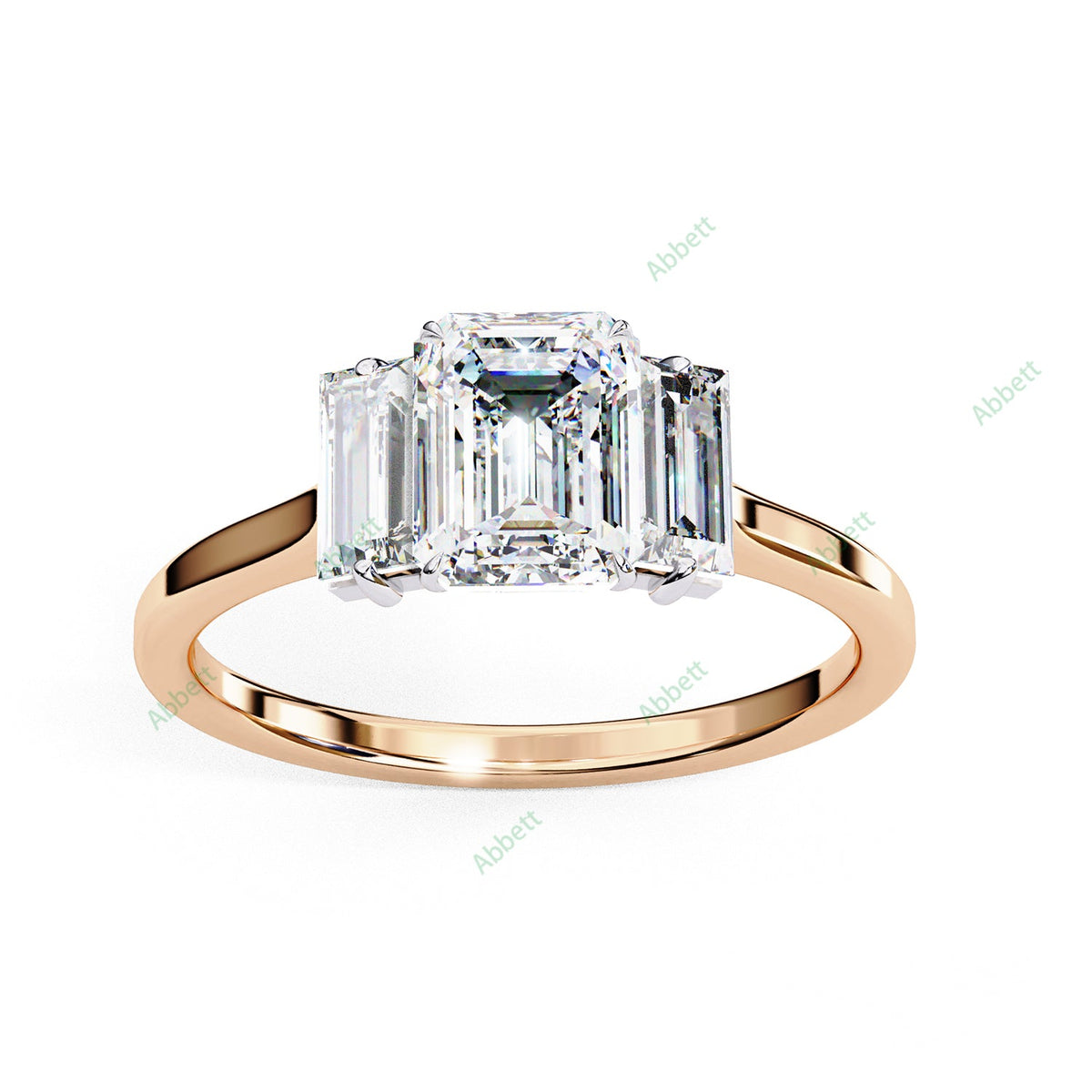 Three Stone Engagement Ring ENTH1064