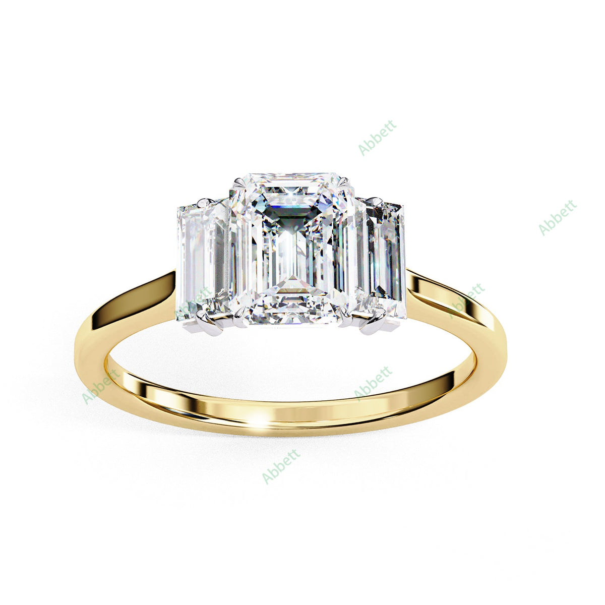 Three Stone Engagement Ring ENTH1064