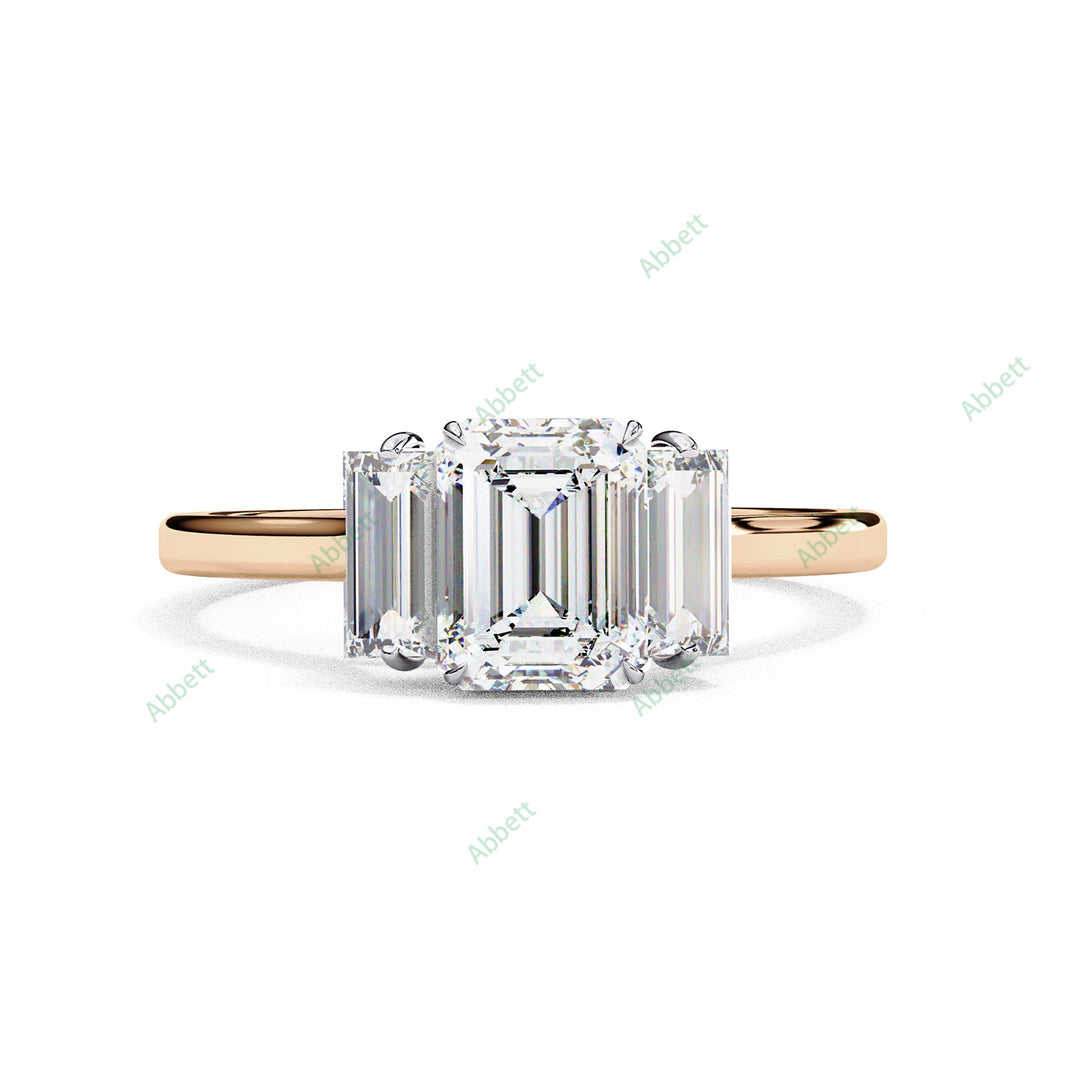 Three Stone Engagement Ring ENTH1064
