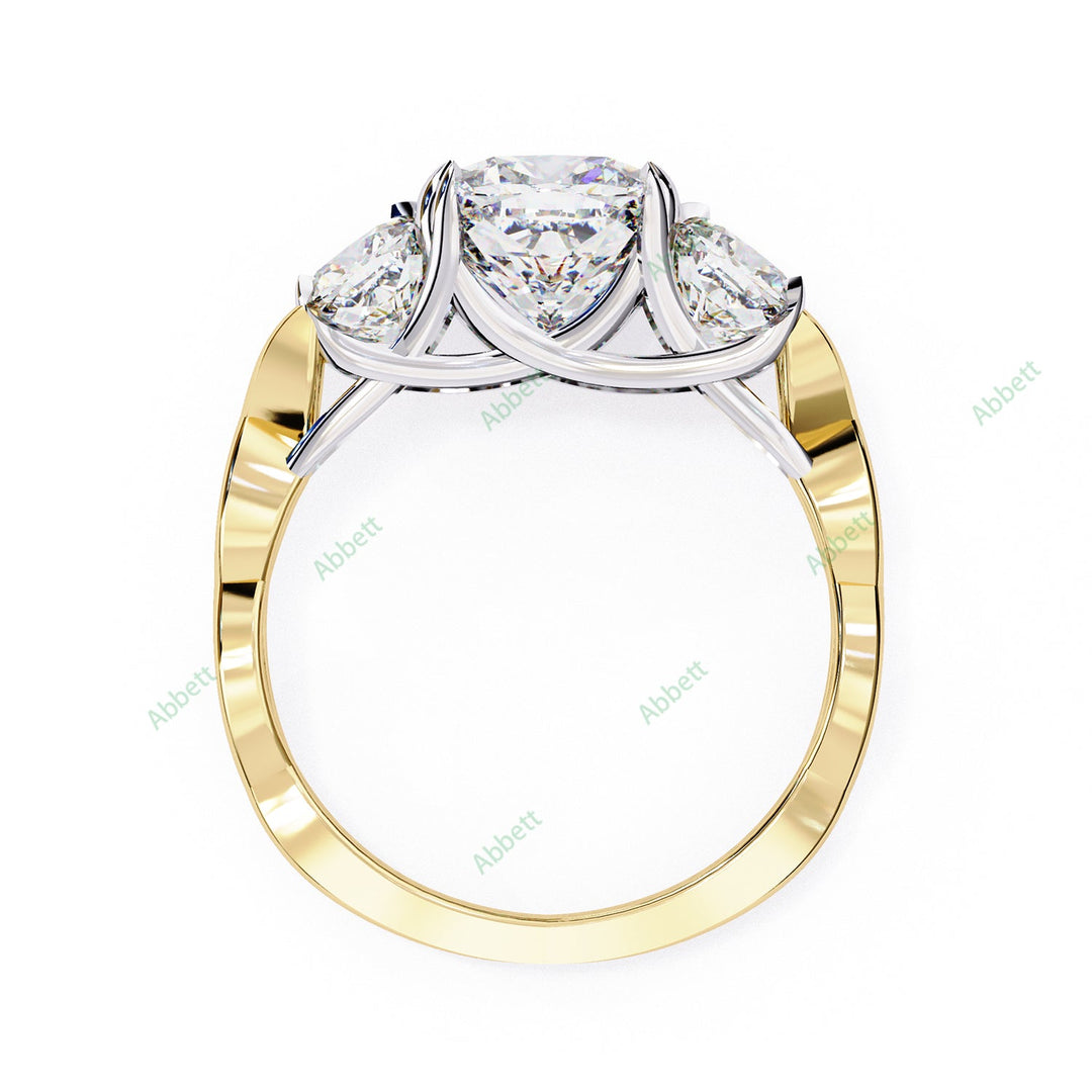 Three Stone Engagement Ring ENTH1101