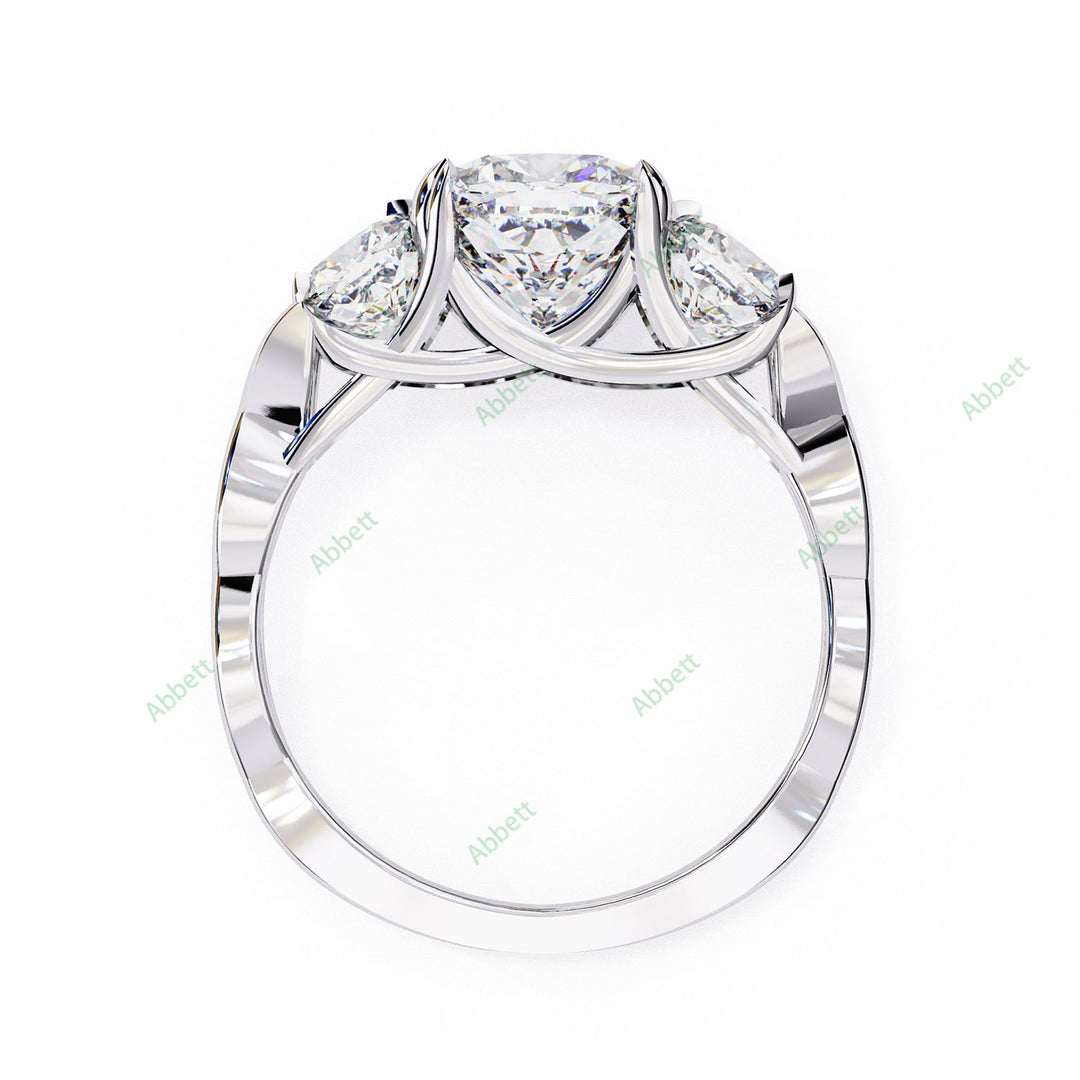 Three Stone Engagement Ring ENTH1101