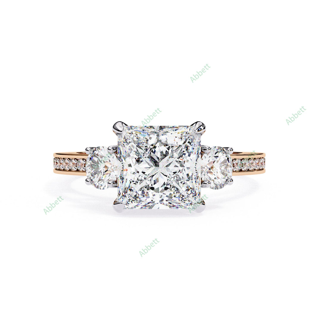 Three Stone Engagement Ring ENTH1104