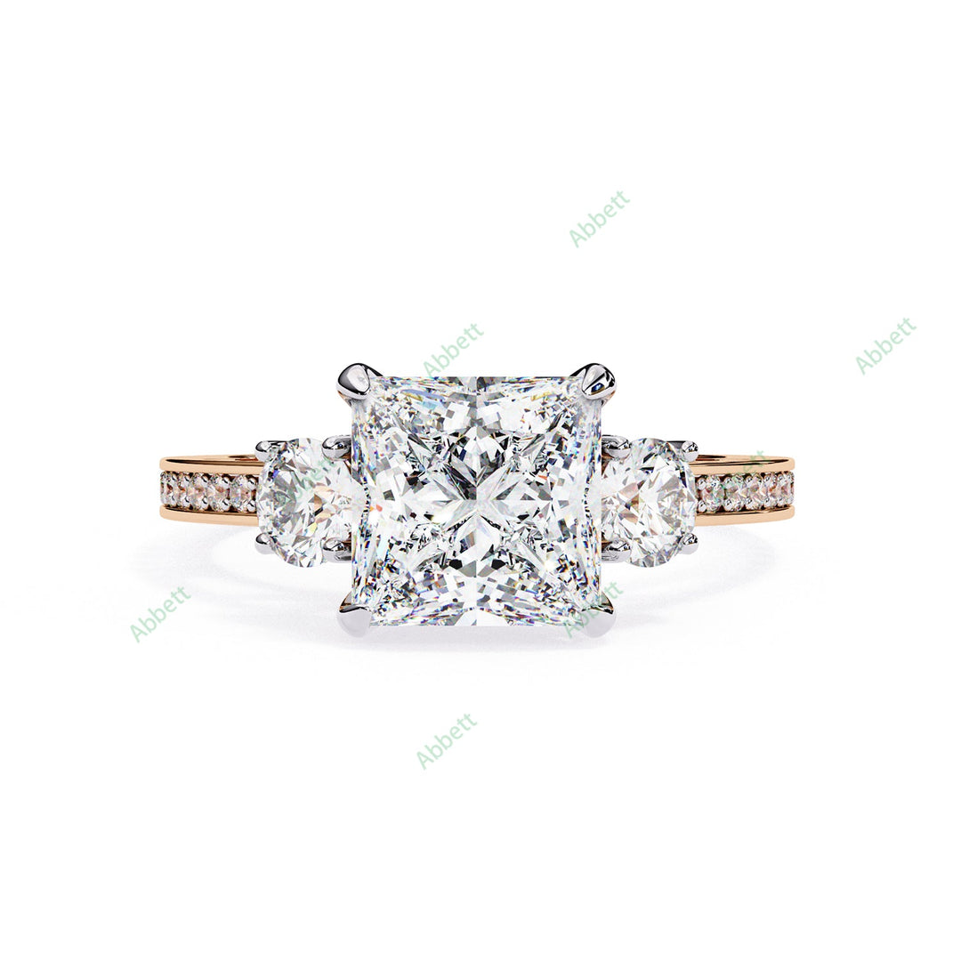 Three Stone Engagement Ring ENTH1104