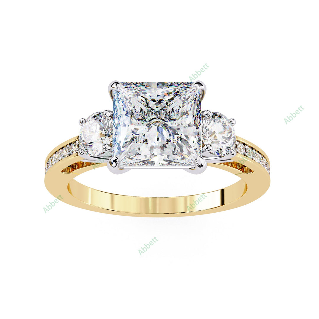 Three Stone Engagement Ring ENTH1104