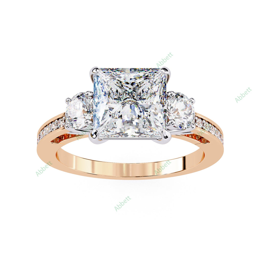 Three Stone Engagement Ring ENTH1104