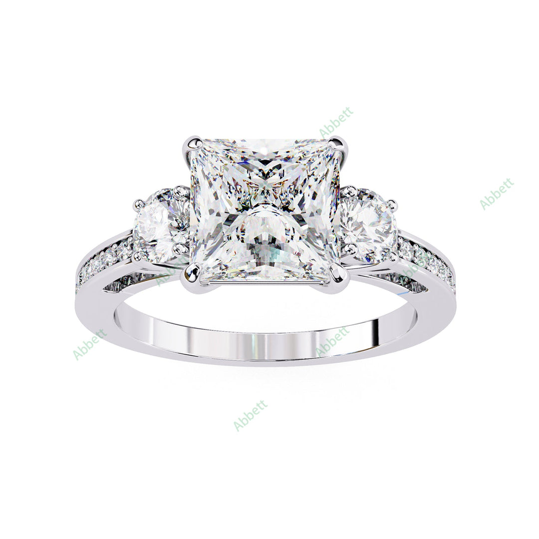 Three Stone Engagement Ring ENTH1104