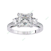 Three Stone Engagement Ring ENTH1104