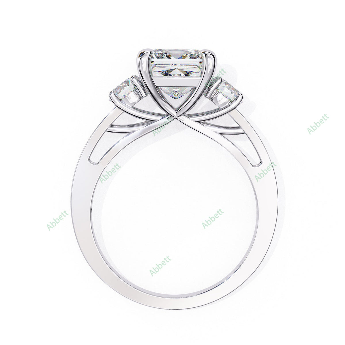 Three Stone Engagement Ring ENTH1104