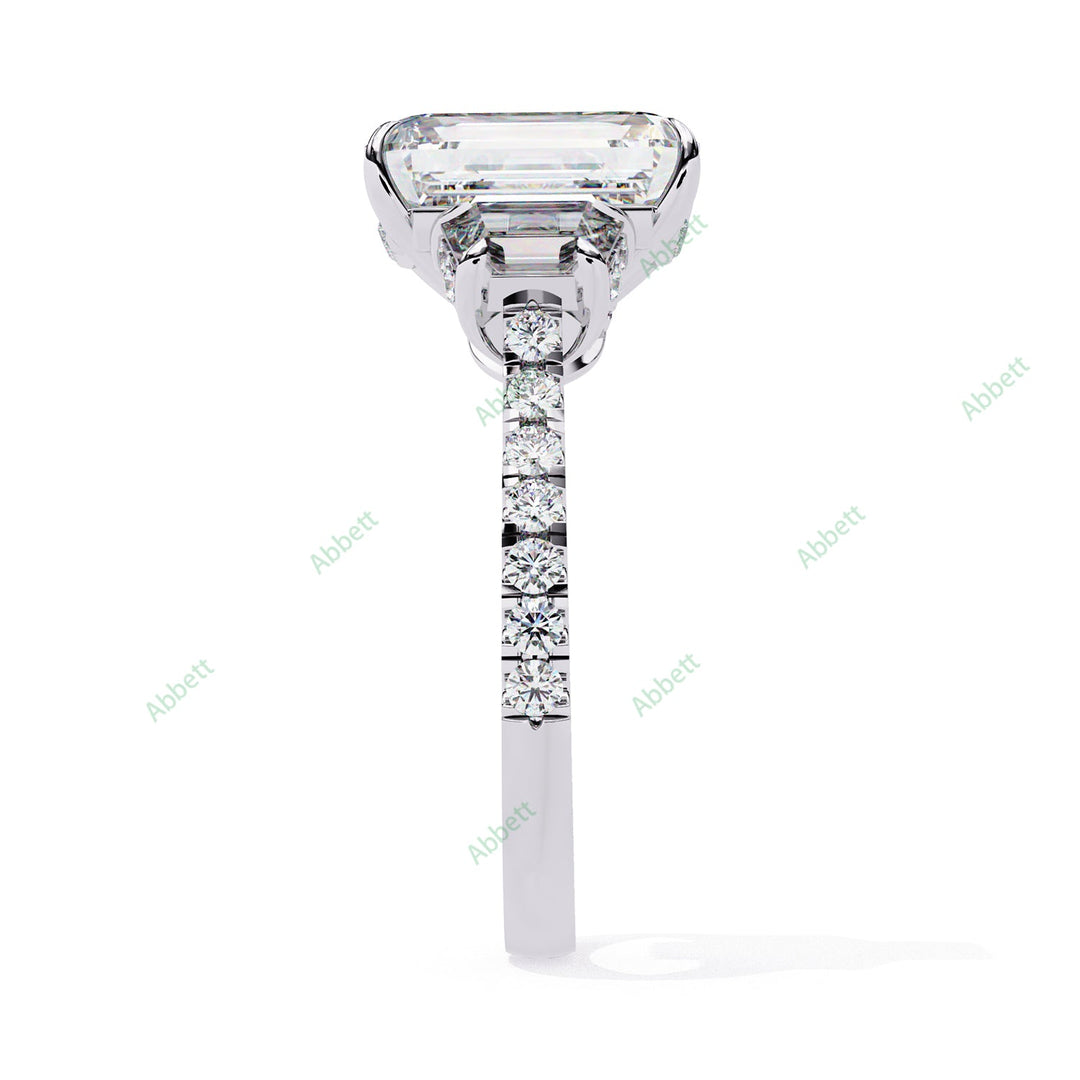 Three Stone Engagement Ring ENTH1108