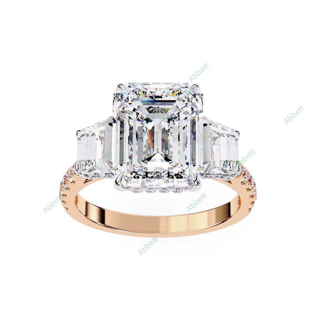Three Stone Engagement Ring ENTH1108