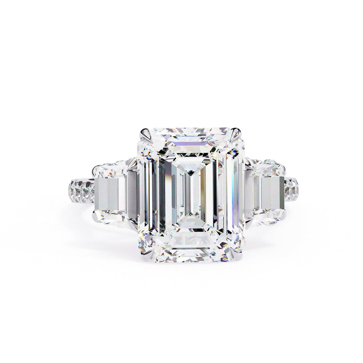 Three Stone Engagement Ring ENTH1108