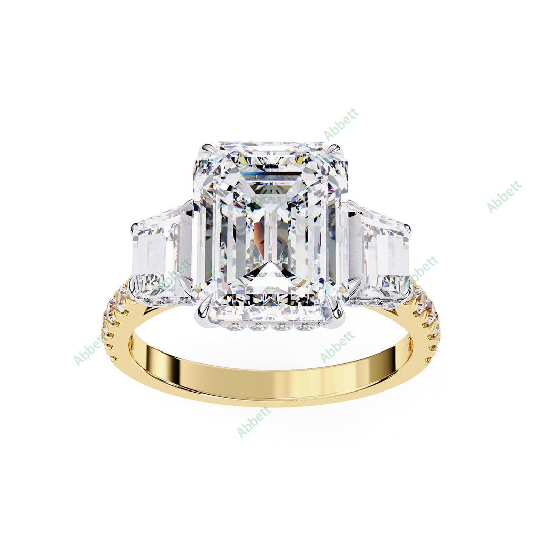Three Stone Engagement Ring ENTH1108