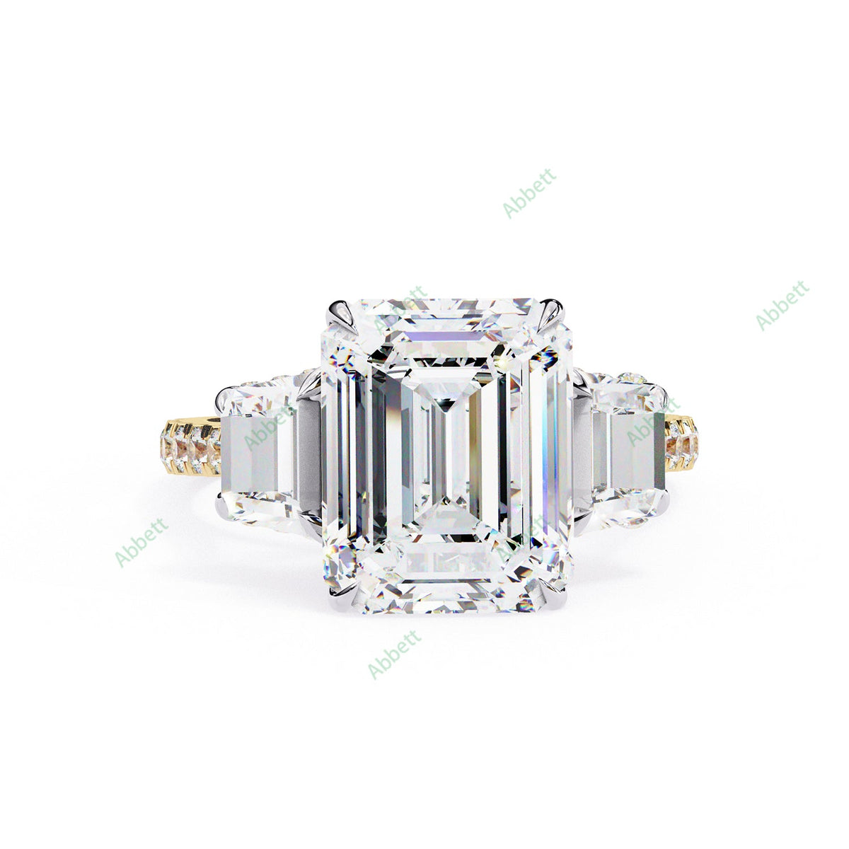 Three Stone Engagement Ring ENTH1108