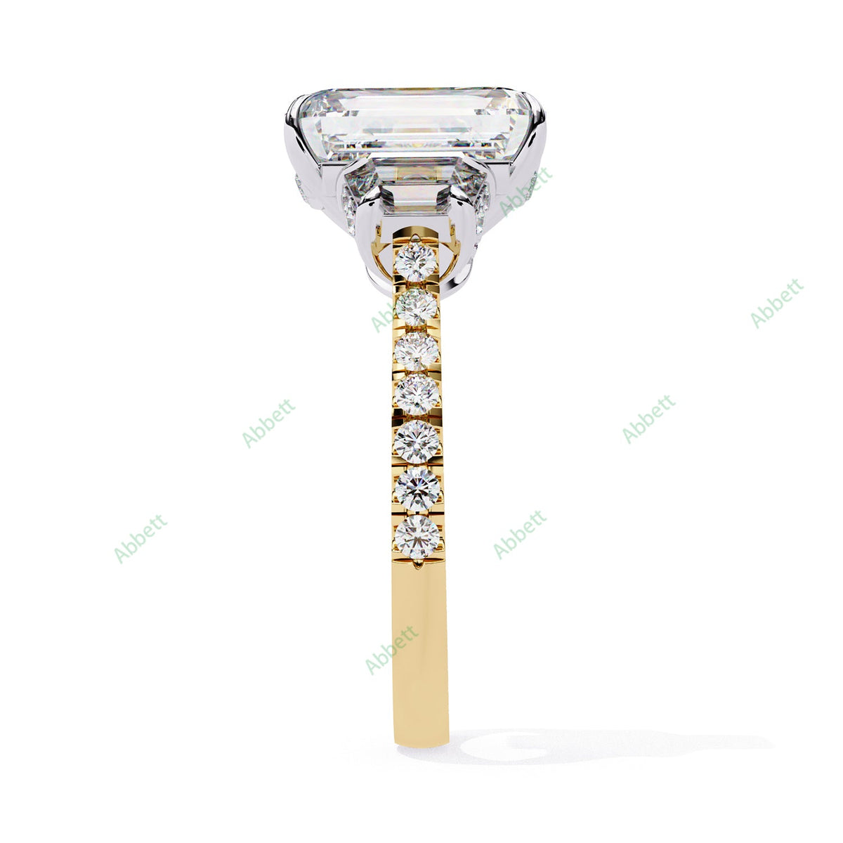 Three Stone Engagement Ring ENTH1108
