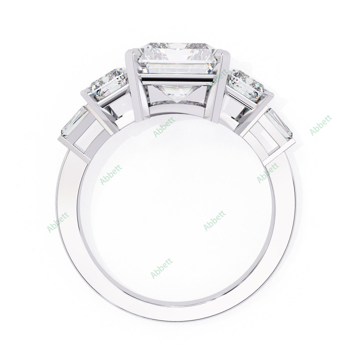 Three Stone Engagement Ring ENTH1110