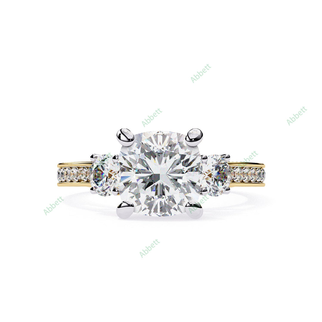 Three Stone Engagement Ring ENTH1114