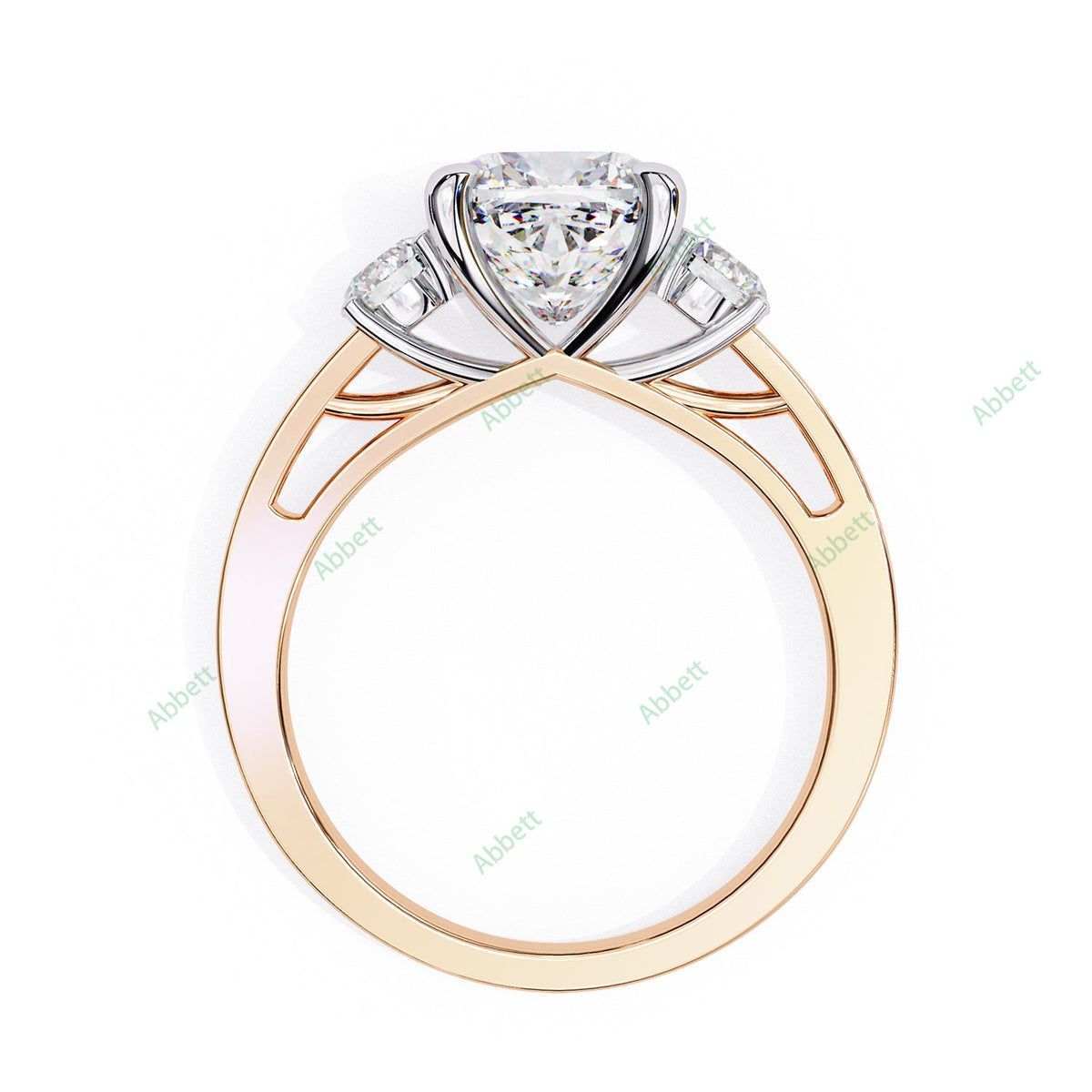 Three Stone Engagement Ring ENTH1114
