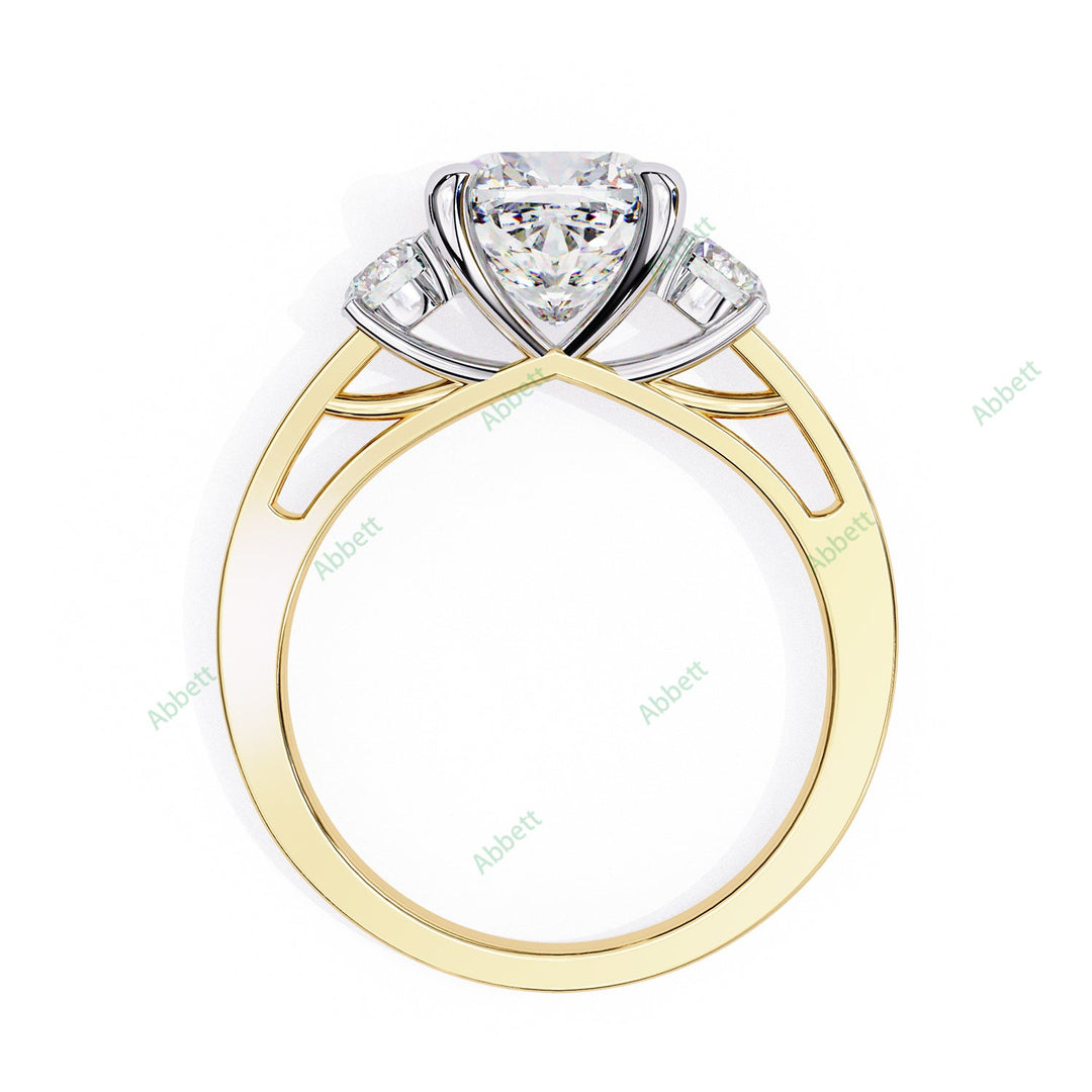 Three Stone Engagement Ring ENTH1114