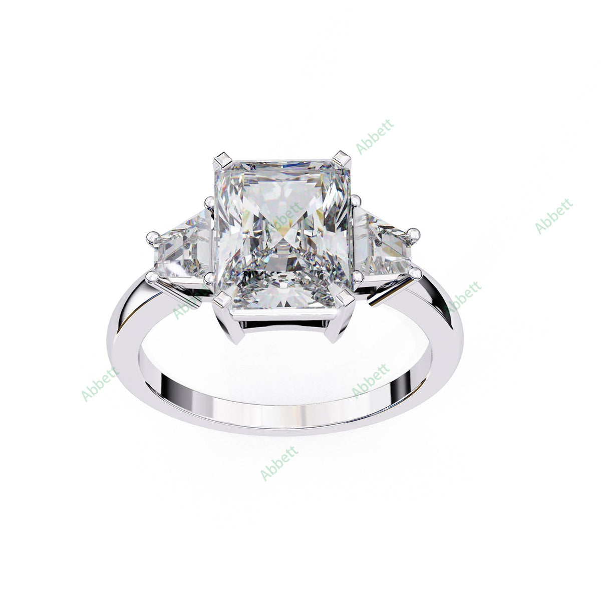 Three Stone Engagement Ring ENTH1115