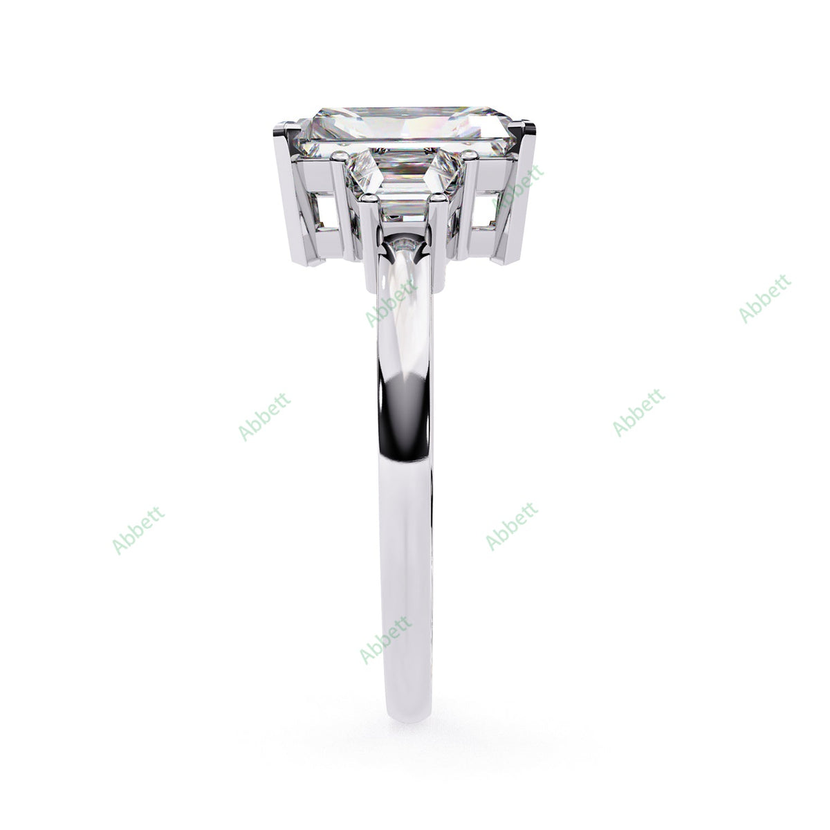 Three Stone Engagement Ring ENTH1115