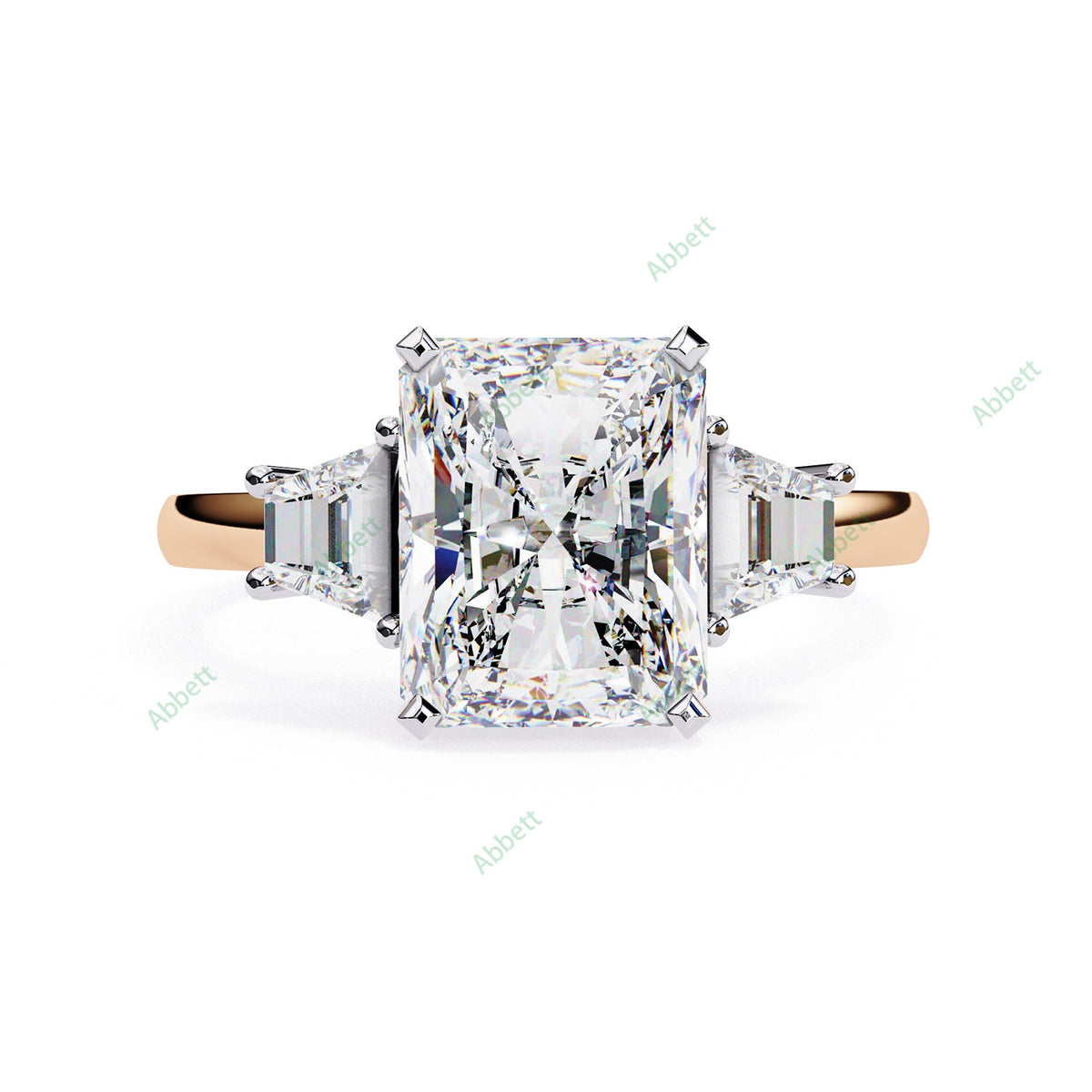 Three Stone Engagement Ring ENTH1115