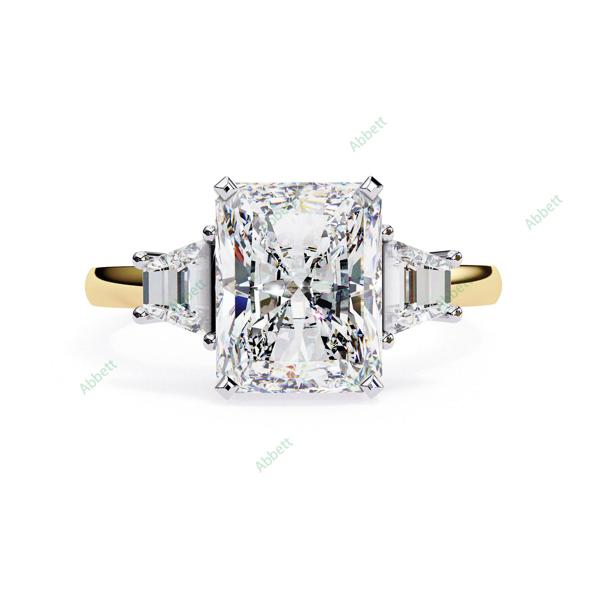 Three Stone Engagement Ring ENTH1115