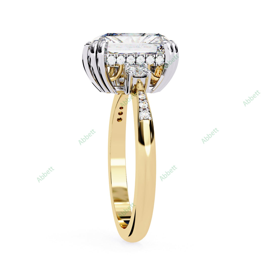 Three Stone Engagement Ring ENTH1116