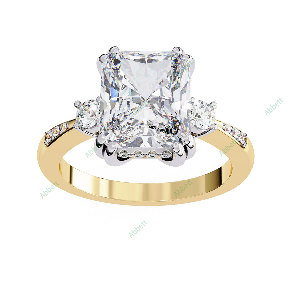 Three Stone Engagement Ring ENTH1116