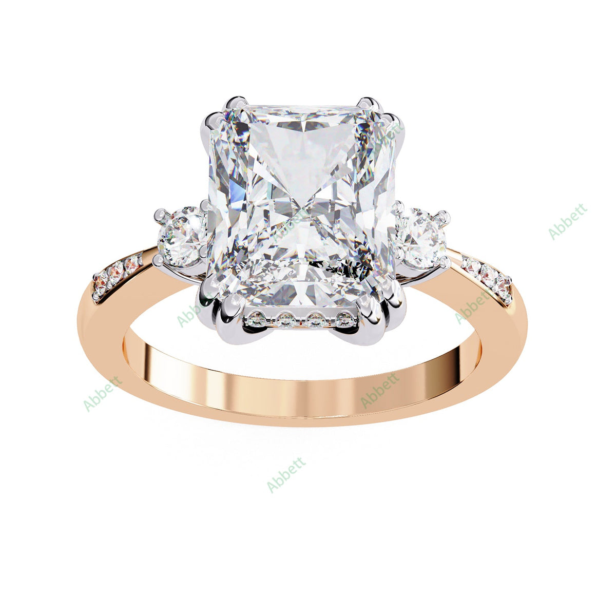 Three Stone Engagement Ring ENTH1116